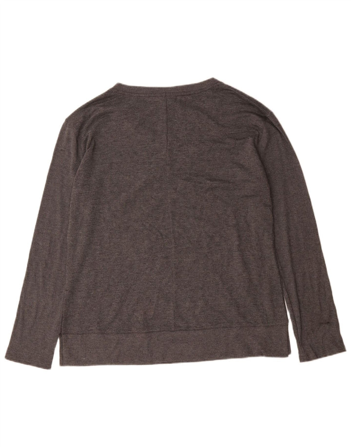 Pulover cu decolteu în V Reebok pentru femei UK 18 XL poliester gri