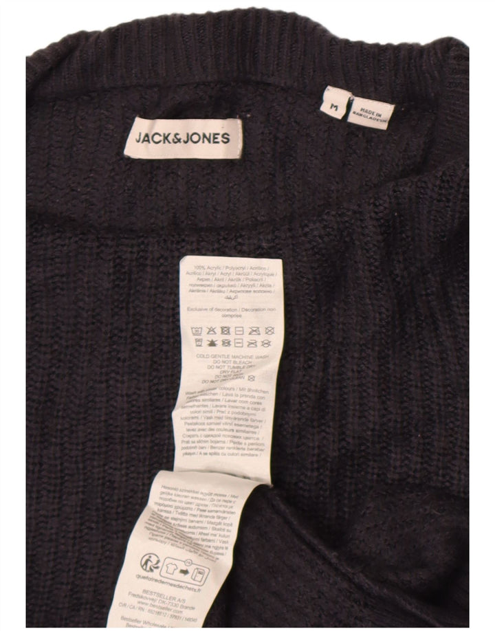 Pulover Jack & Jones pentru bărbați cu gât crew, albastru bleumarin mediu