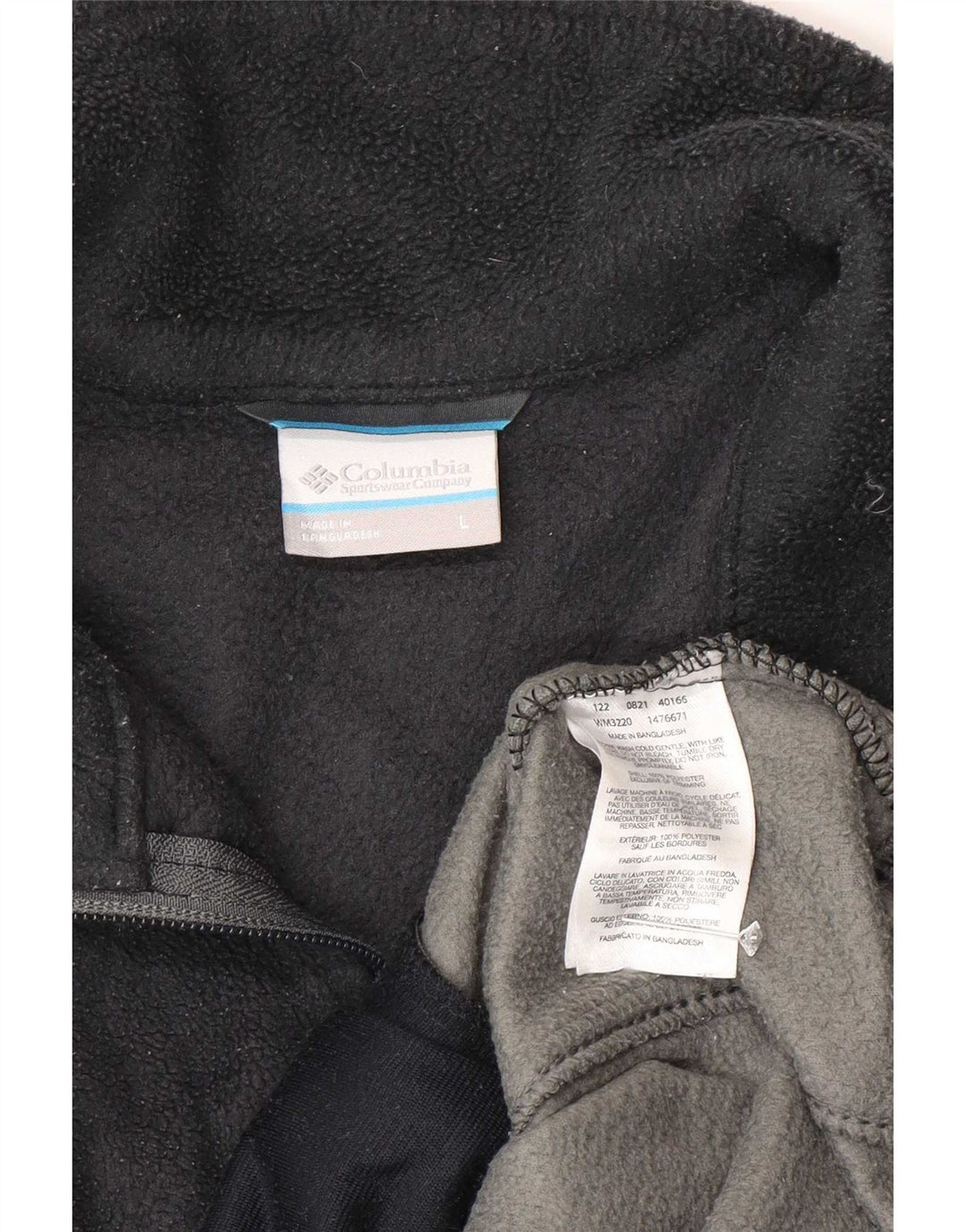 Jachetă fleece pentru bărbați Columbia UK 40 mare, gri, poliester color bloc