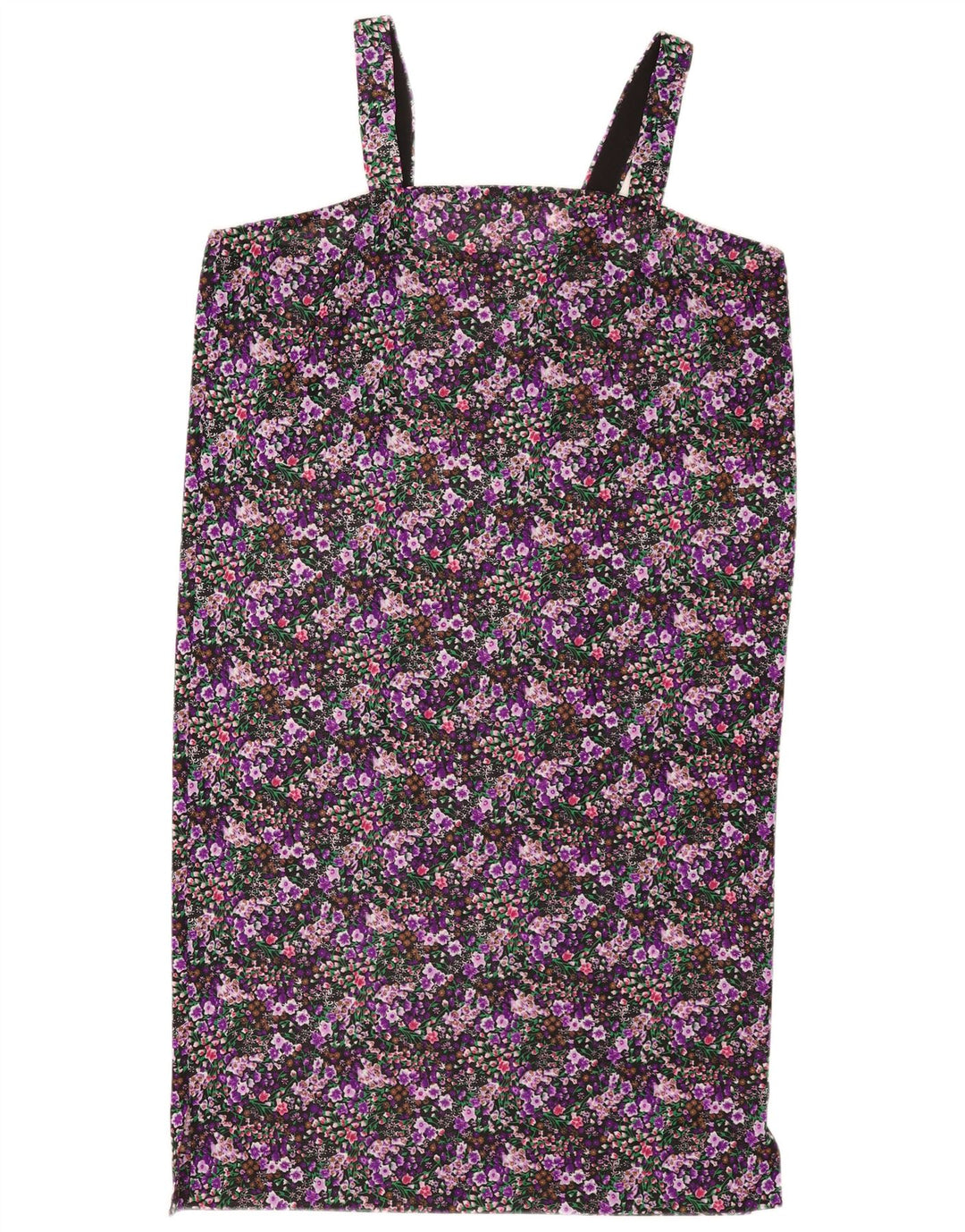 Rochie de soare vintage pentru femei UK 14 mare, multicoloră, florală