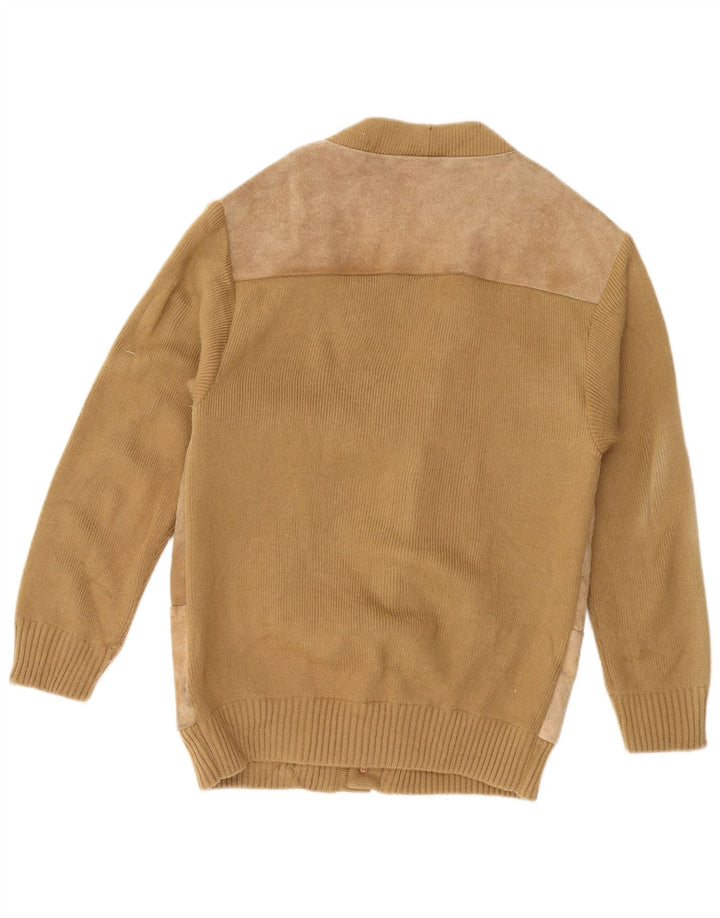 Cardigan Vintage pentru bărbați, 2XL, bej