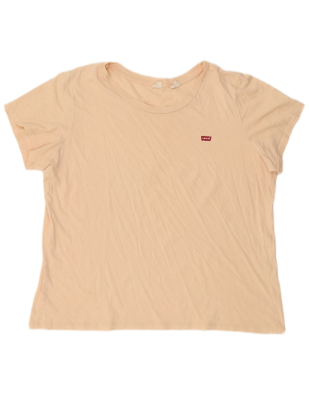 LEVI'S Womens T-Shirt Top UK 18 XL Beige