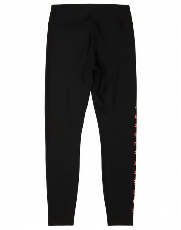 Leggings grafic Under Armour pentru femei UK 12 Poliester mediu negru