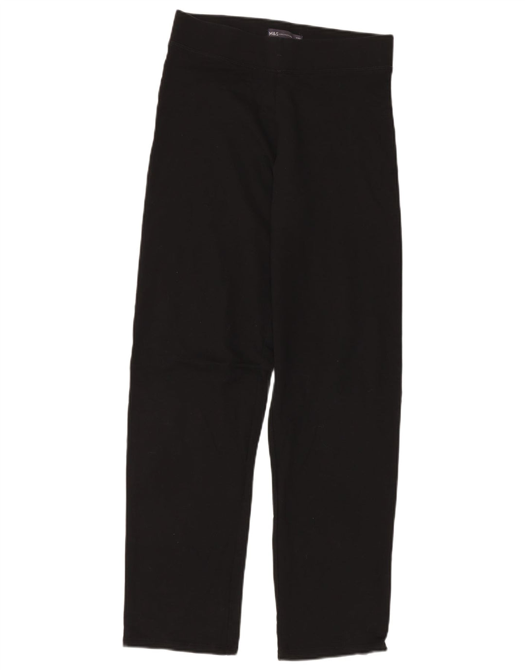 MARKS & SPENCER Pantaloni de trening pentru femei UK 10 Bumbac negru mic
