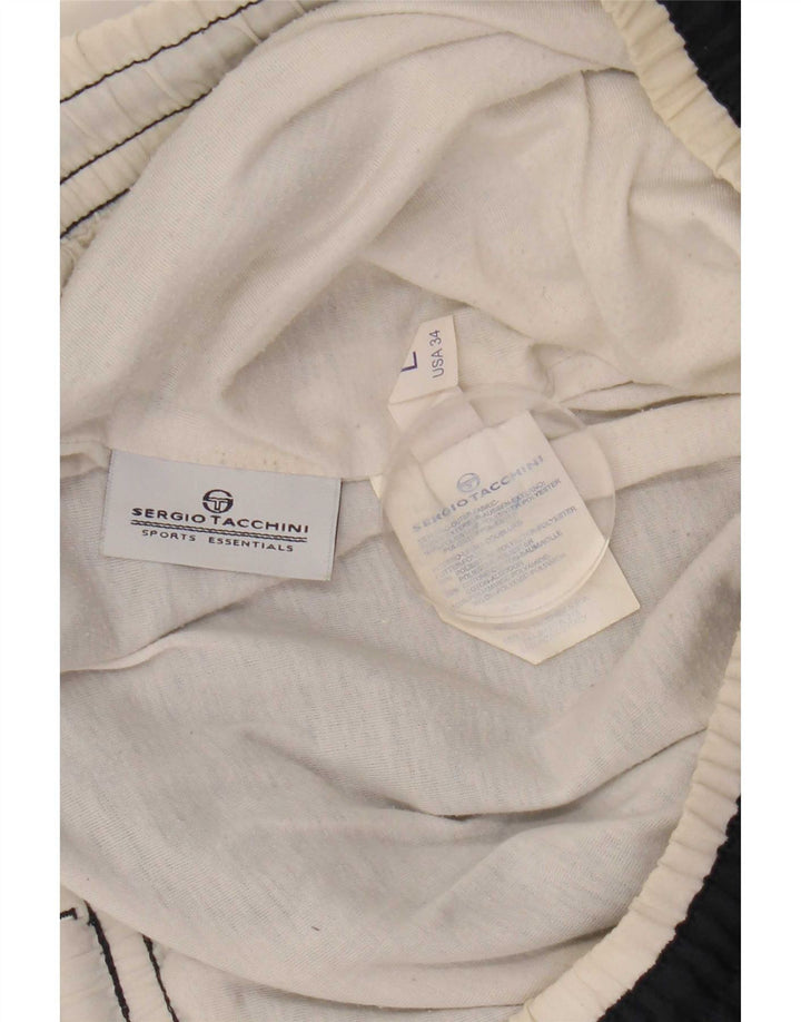 Sergio Tacchini Pantaloni de trening pentru bărbați Pantaloni de jogging Mari Poliester bleumarin
