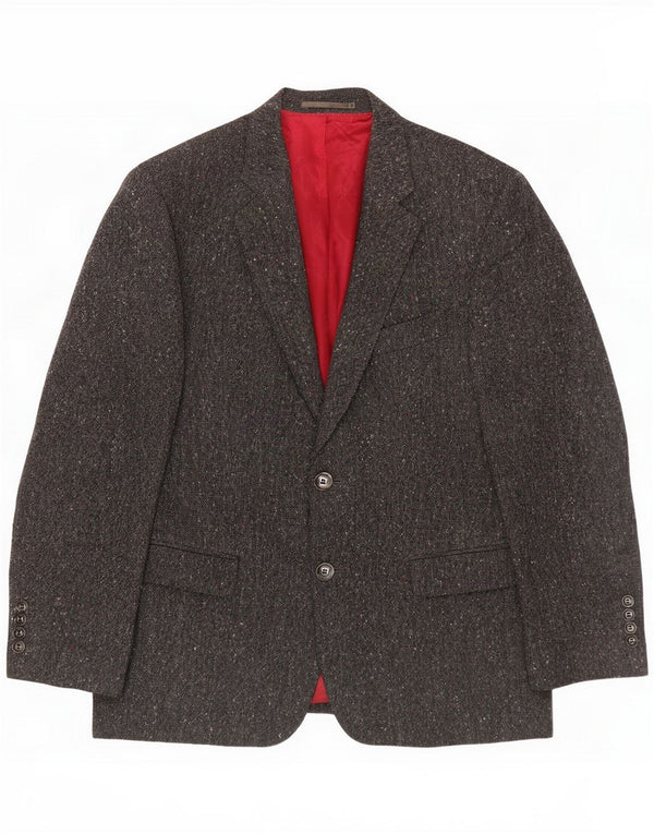 Magee Jachetă pentru bărbați scurtă cu 2 nasturi Mărimea 40 Medium Gri Flecked