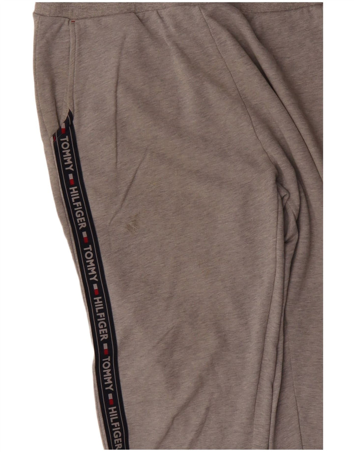 Pantaloni de trening grafic pentru bărbați Tommy Hilfiger Pantaloni de jogging XL, gri pete
