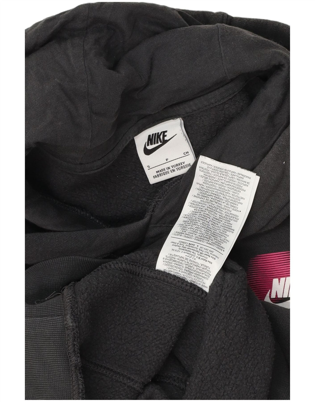Pulover Nike Grafic pentru bărbați, bumbac mic, gri