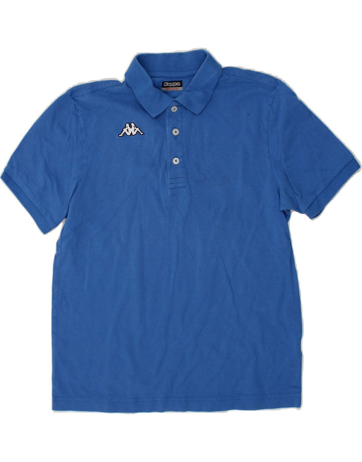 KAPPA Mens Polo Shirt Medium Blue Cotton Vintage Kappa and Second-Hand Kappa from Messina Hembry 