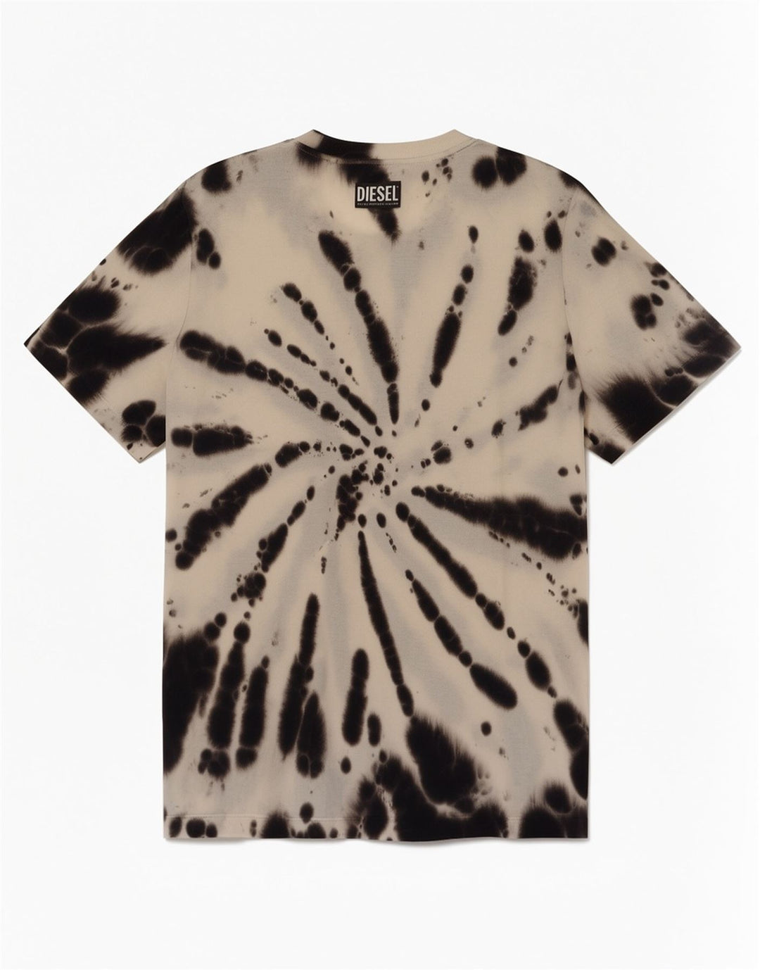 Tricou grafic cu mânecă scurtă Diesel pentru bărbați Top mic multicolor Tie Dye