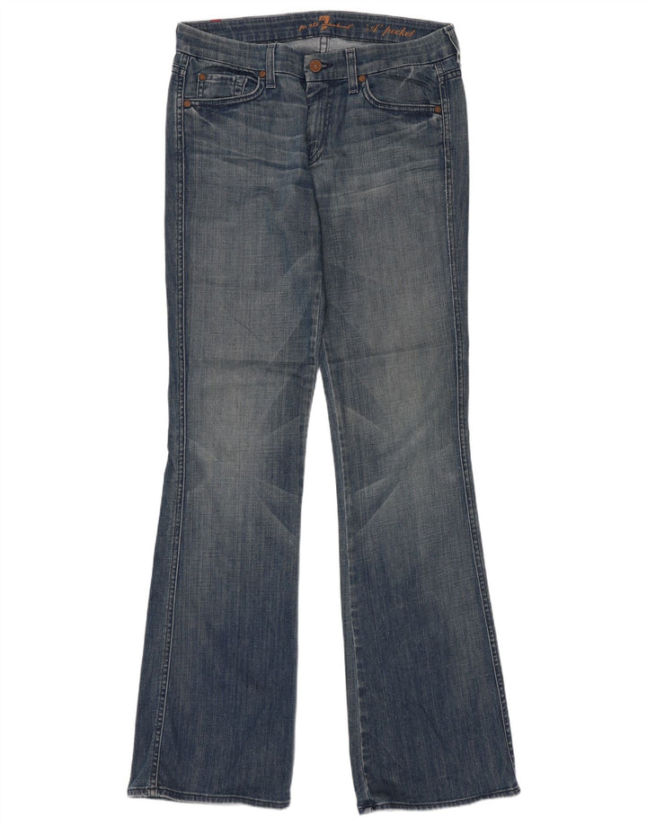 Blugi evazați pentru femei 7 For All Mankind L32 L34 Bumbac albastru