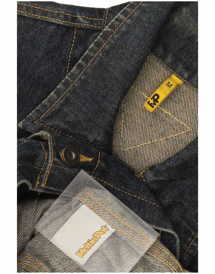 Jachetă de blugi pentru bărbați Meltin' Pot UK 38, bumbac mediu albastru bleumarin