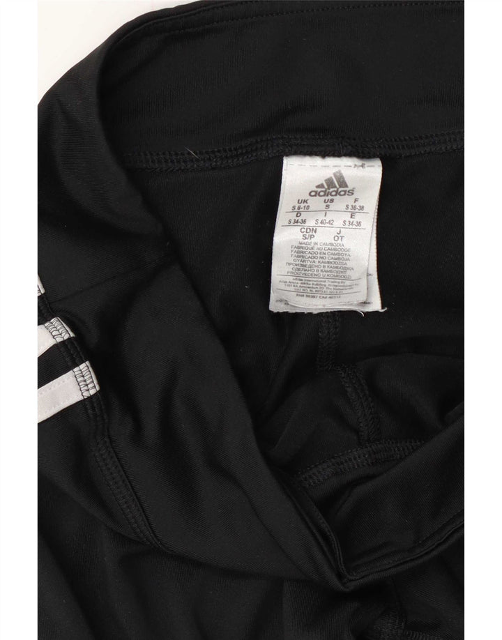 Leggings pentru femei Adidas UK 8/10 Poliester negru mic