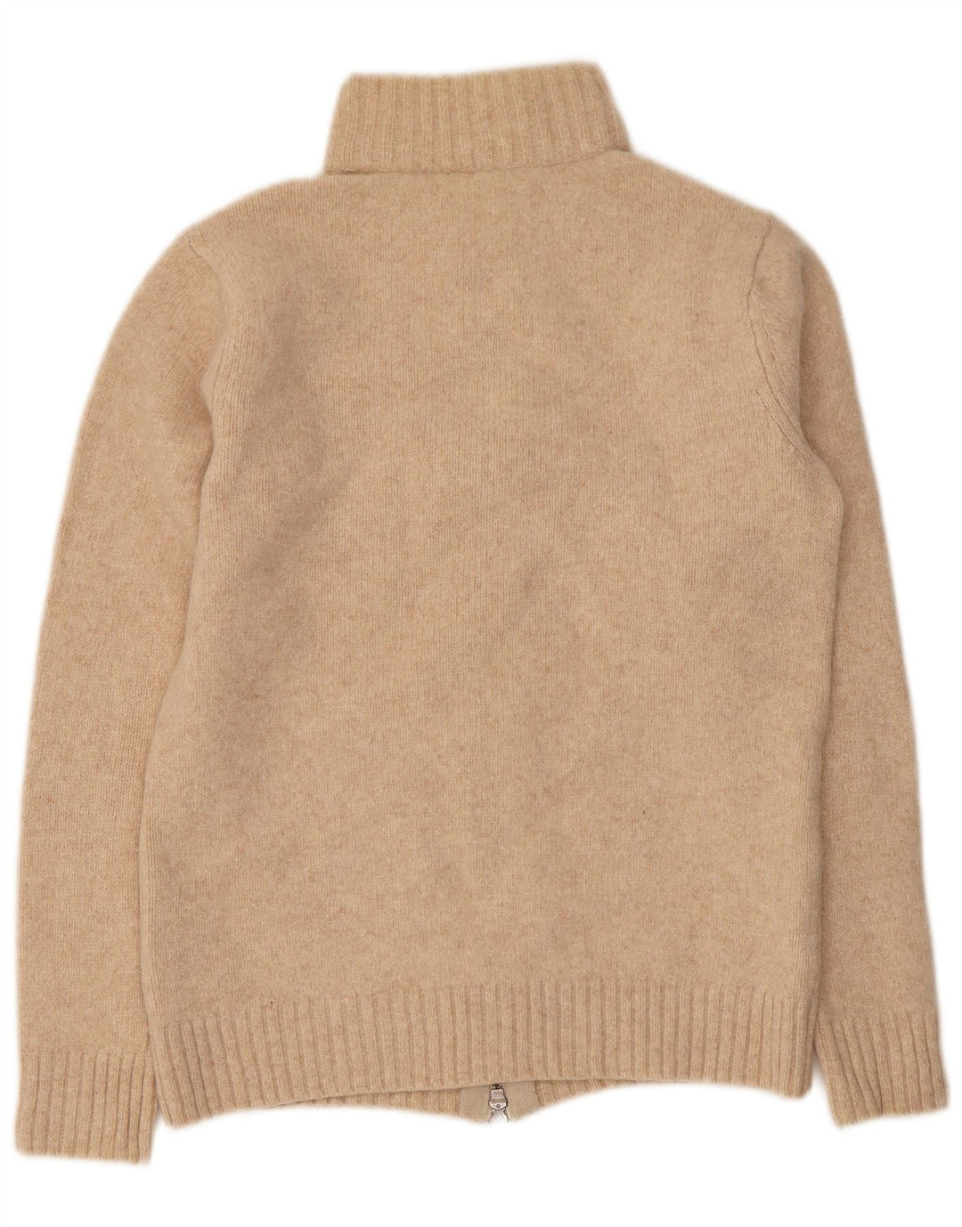 Pulover cardigan pentru femei Armani UK 12 Medium Beige Lână virgină