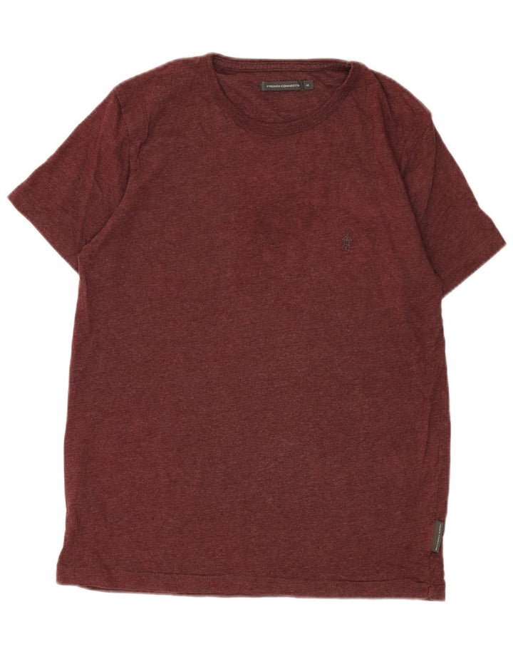 FRENCH CONNECTION Tricou pentru bărbați Top Medium Maroon Bumbac