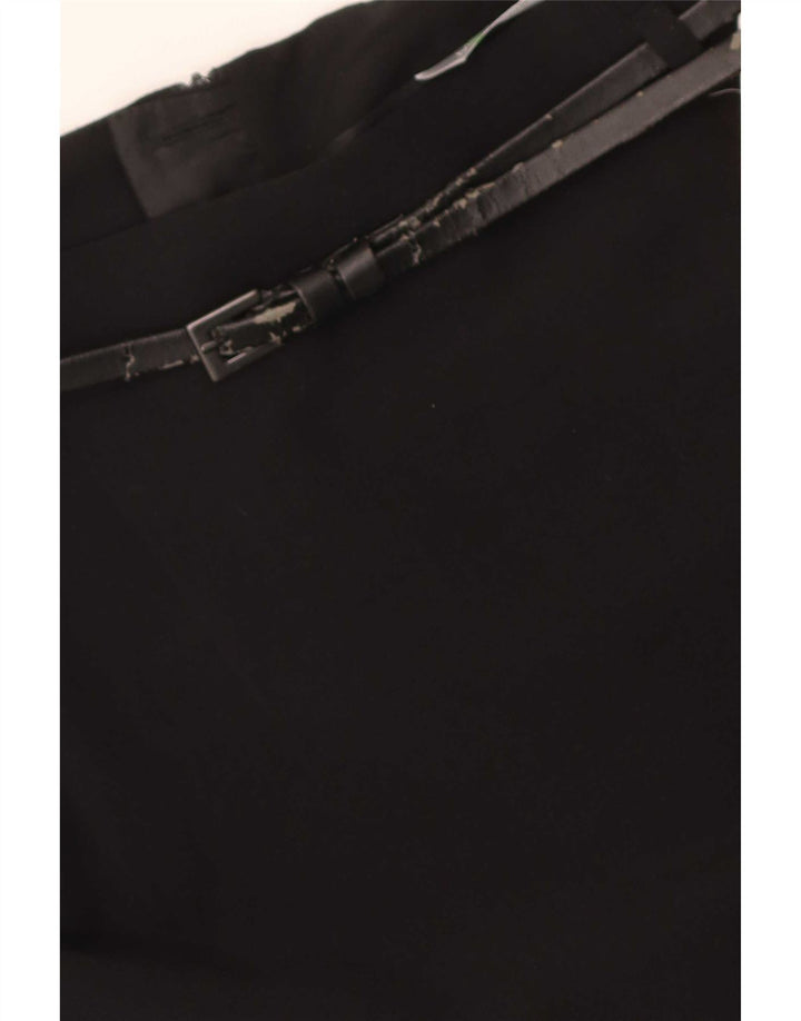 Fusta creion pentru femei Marks & Spencer UK 10 Small W28 Poliester negru