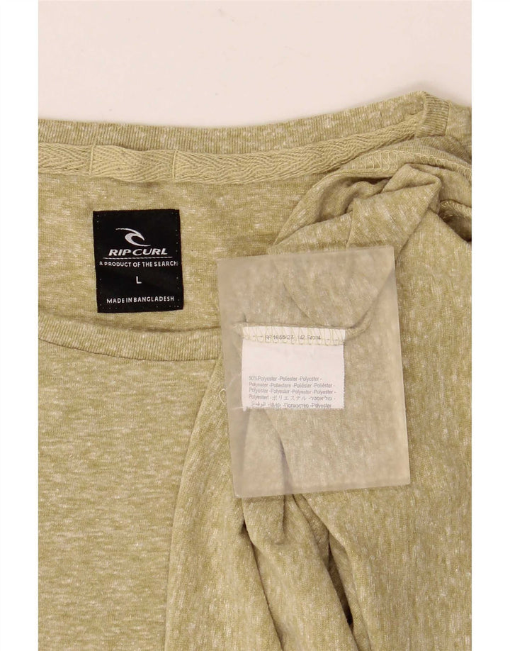 Tricou grafic pentru bărbați Rip Curl Top Large Kaki Flecked Polyester