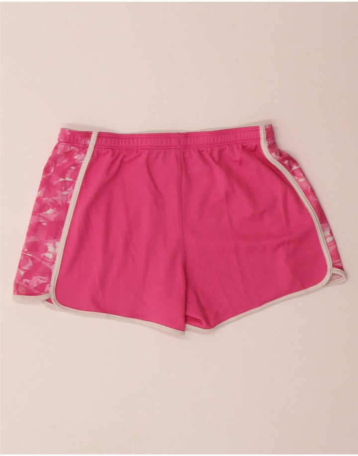 Pantaloni scurti sport pentru femei UNDER ARMOUR Heat Gear UK 14 Medium Pink Geometric