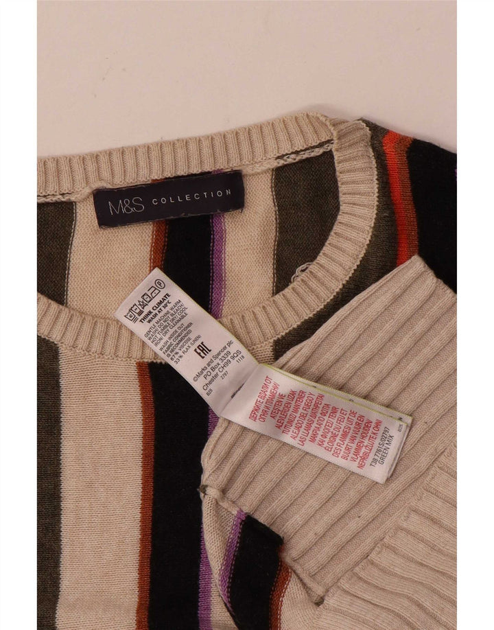 Pulover pentru femei Marks & Spencer cu decolteu triplu UK 14 Medium Multicolor