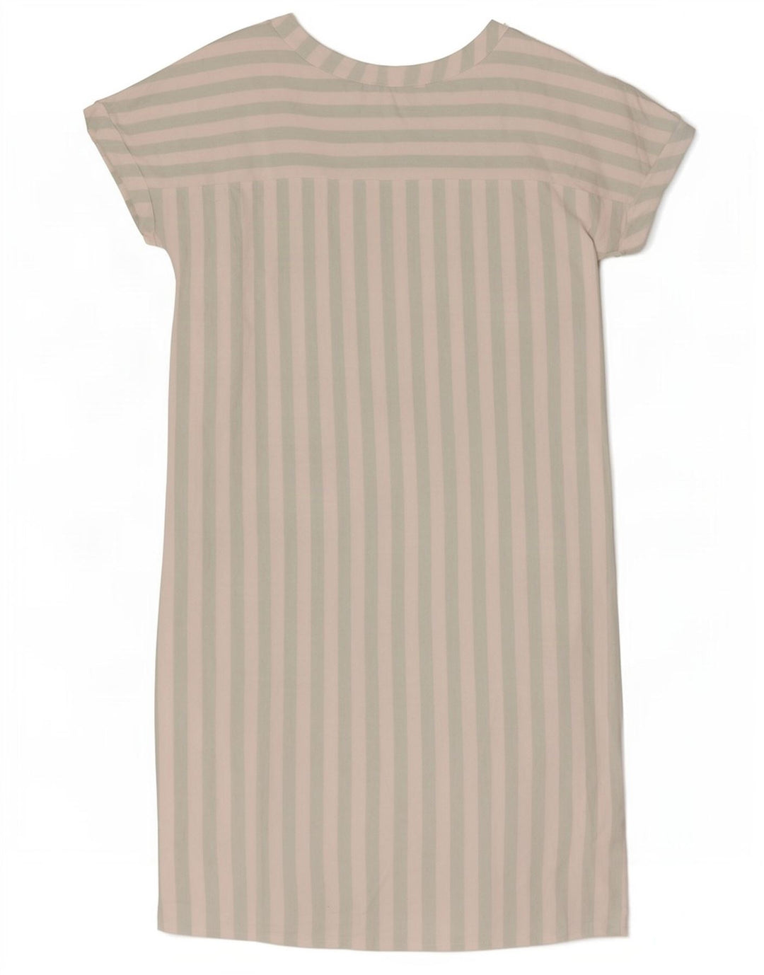 Max Mara Rochie Schimbată Femei EU 42 Acetat mare cu dungi albe
