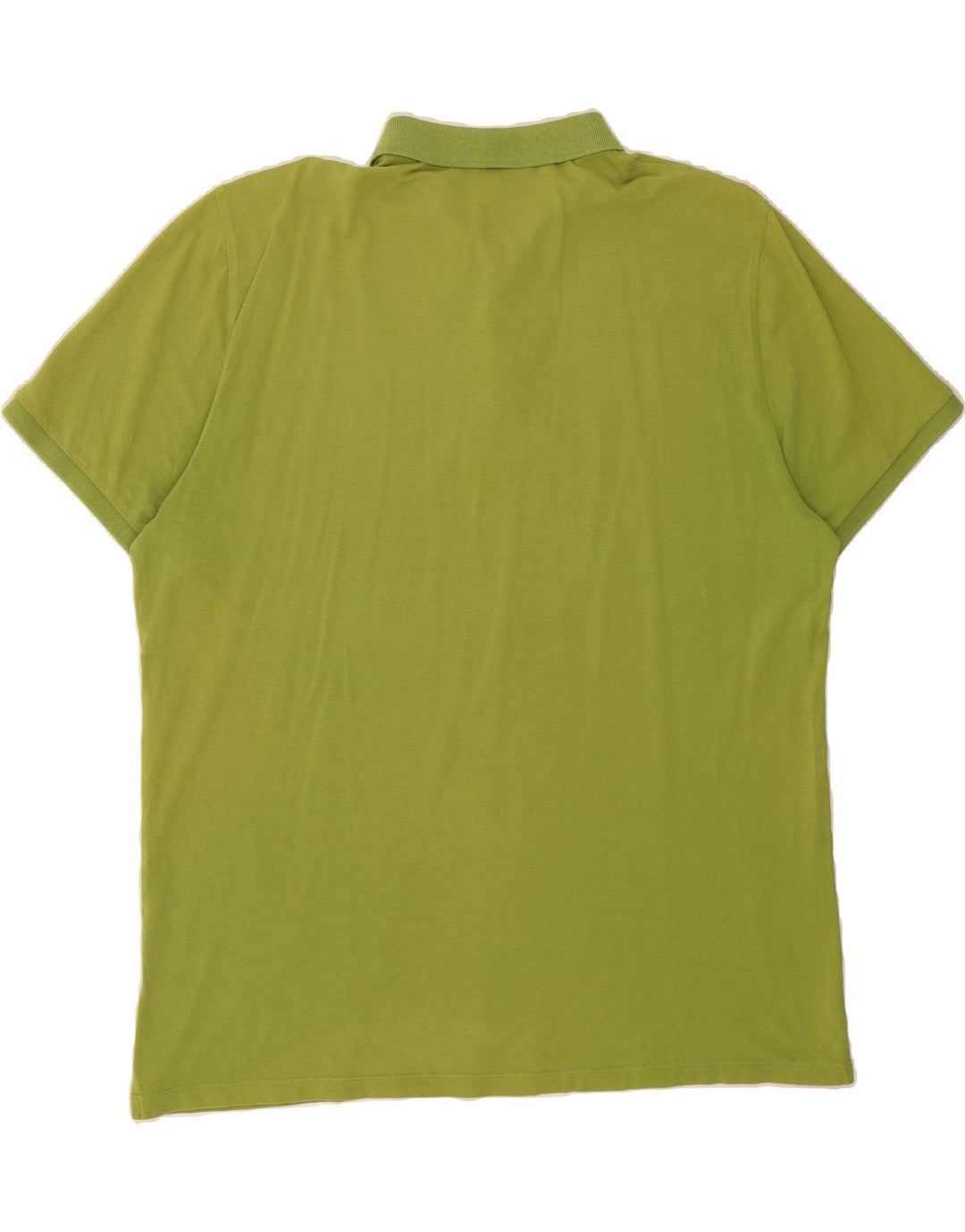 TRUSSARDI JEANS Mens Polo Shirt 3XL Green Vintage Trussardi Jeans and Second-Hand Trussardi Jeans from Messina Hembry 