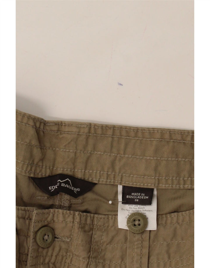 EDDIE BAUER Mens Cargo Shorts W36 Large Beige Cotton Vintage Eddie Bauer and Second-Hand Eddie Bauer from Messina Hembry 
