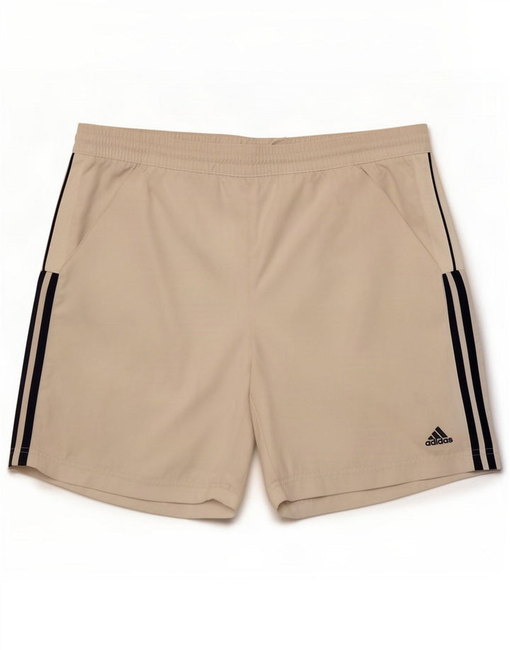 Adidas pentru bărbați pantaloni scurți sport, mare, alb, poliester