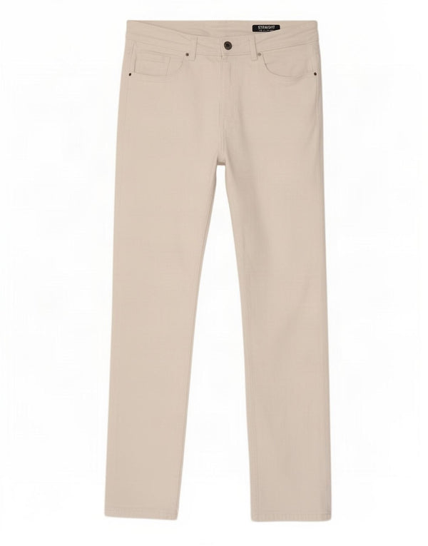 Blugi drepti pentru femei Marks & Spencer UK 12 Medium W30 L29 Bumbac alb