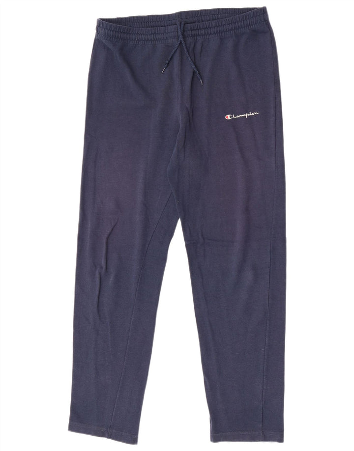 Pantaloni de trening pentru bărbați Champion, bumbac, albastru bleumarin mediu