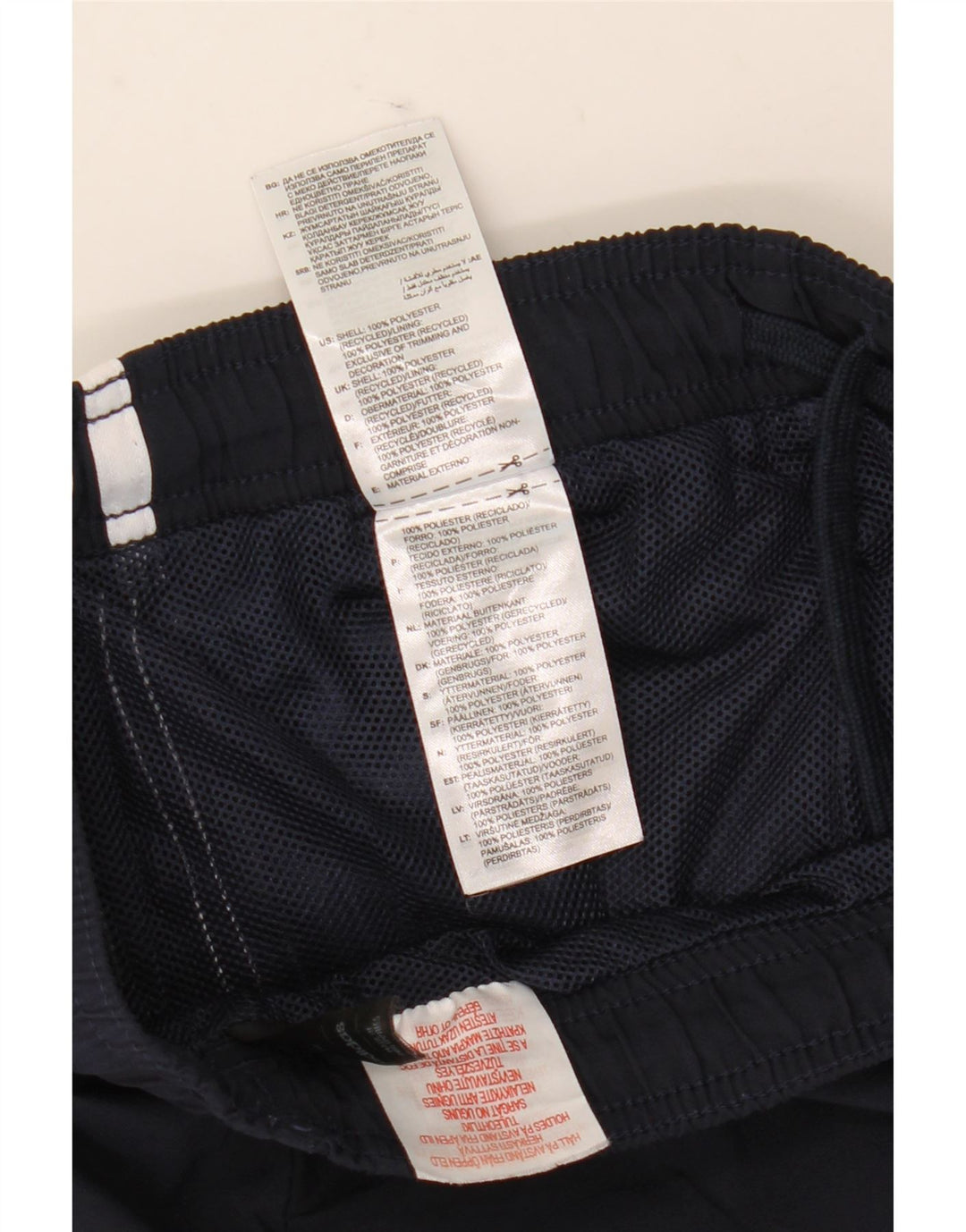 Pantaloni scurți sport pentru băieți Adidas 9-10 ani, bleumarin, poliester