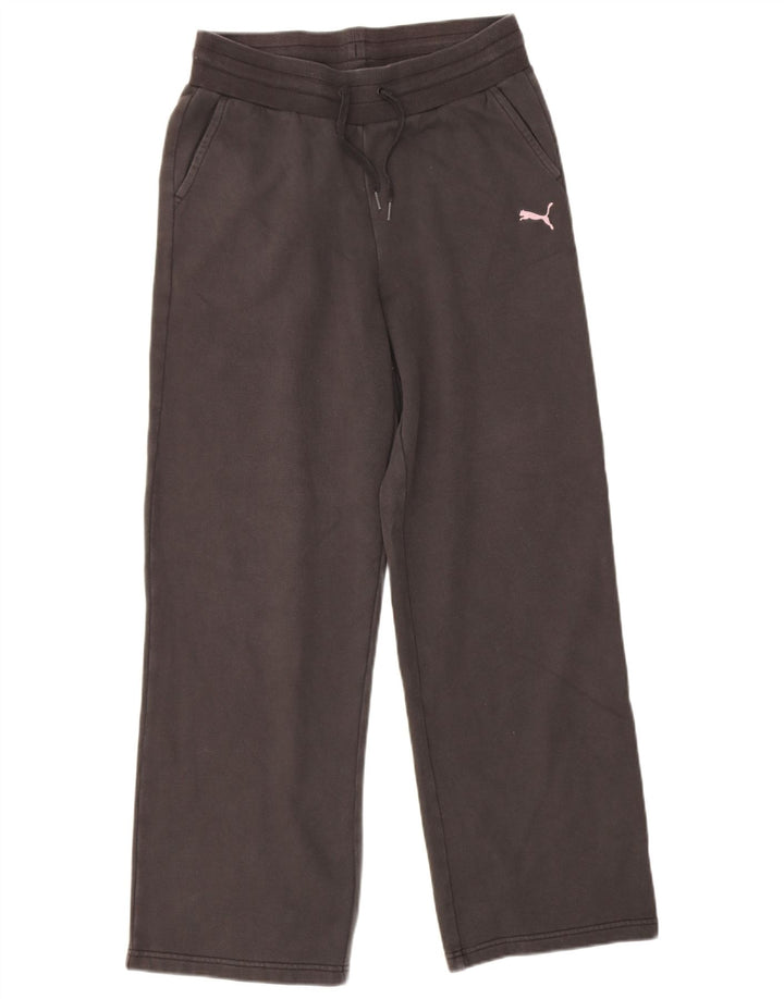 Pantaloni de trening Puma pentru femei UK 14, bumbac mediu negru