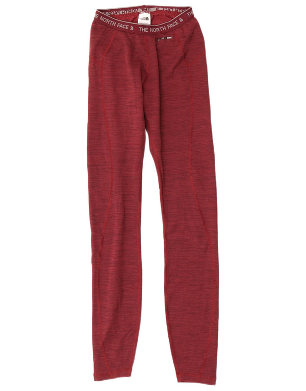Leggings cu grafică pentru femei The North Face UK 6 XS poliester roșu cu pată