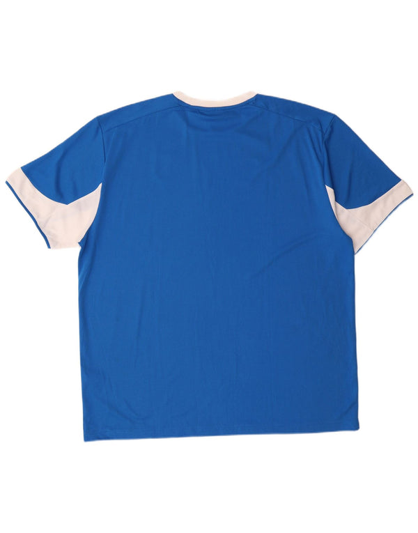Tricou Puma Italia pentru bărbați Top XL, albastru, poliester color bloc