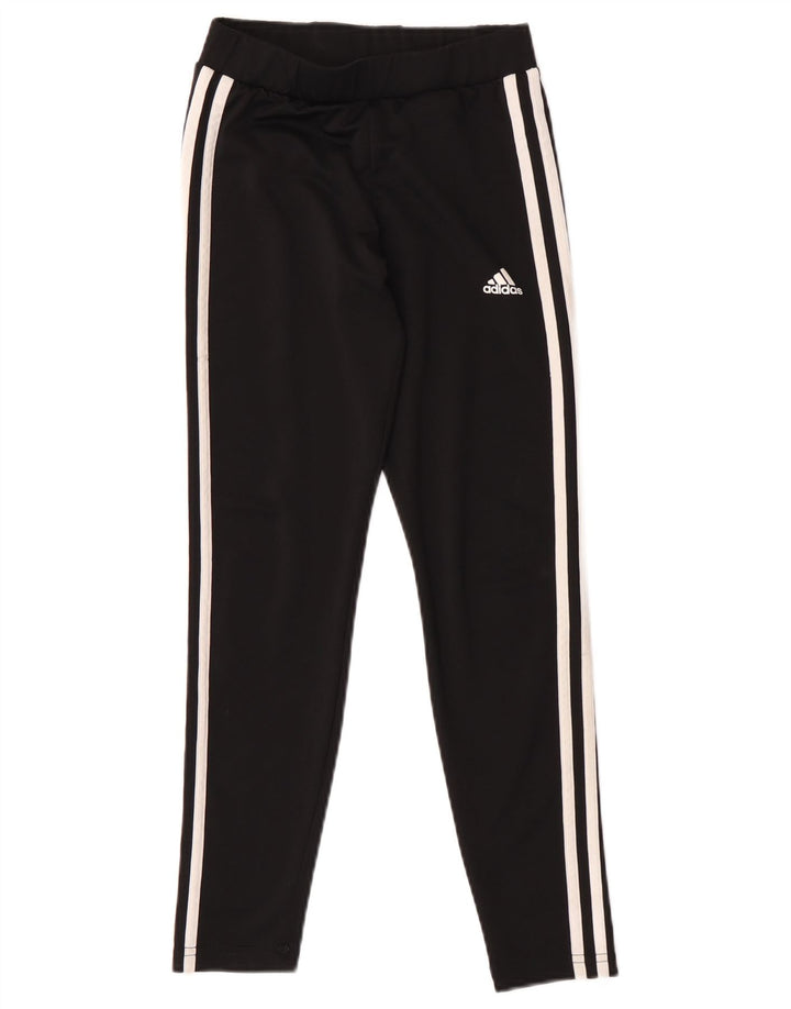 Leggings Aeroready pentru fete Adidas 11-12 ani poliester negru