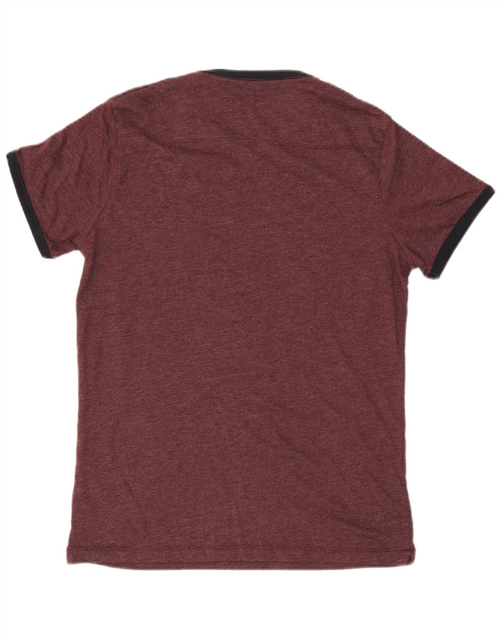Tricou pentru bărbați French Connection Top Medium Burgundy Bumbac
