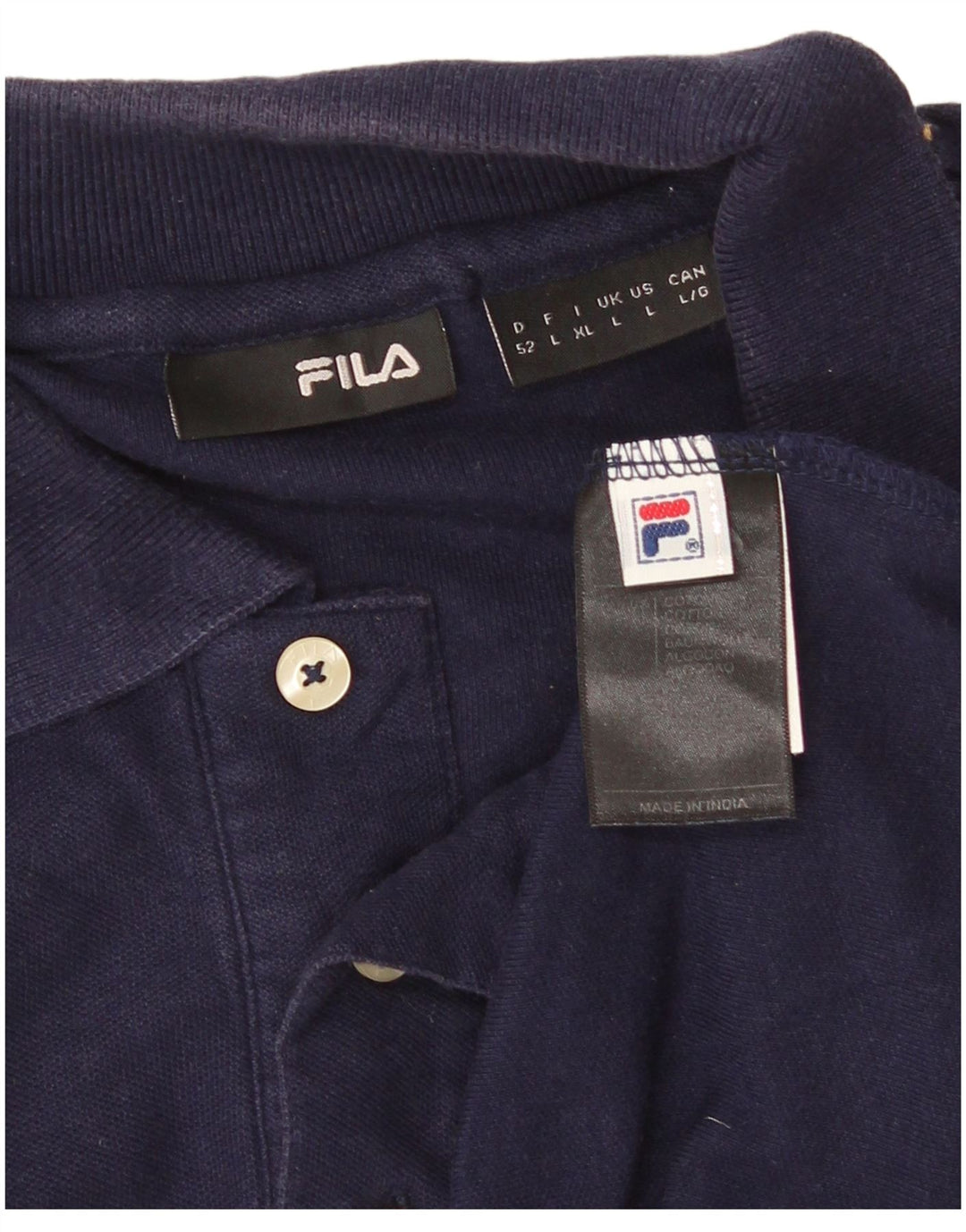 Cămașă polo FILA pentru bărbați, mare, bleumarin, bumbac