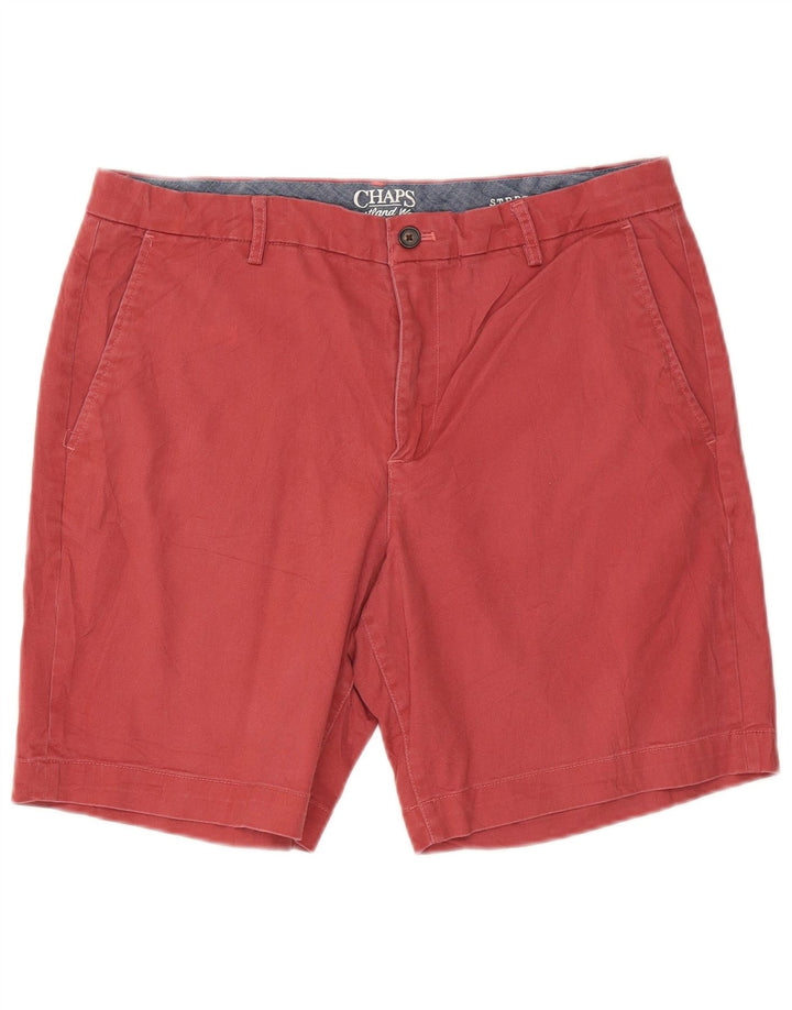 Pantaloni scurți chino pentru bărbați Chaps W36, bumbac roșu mare