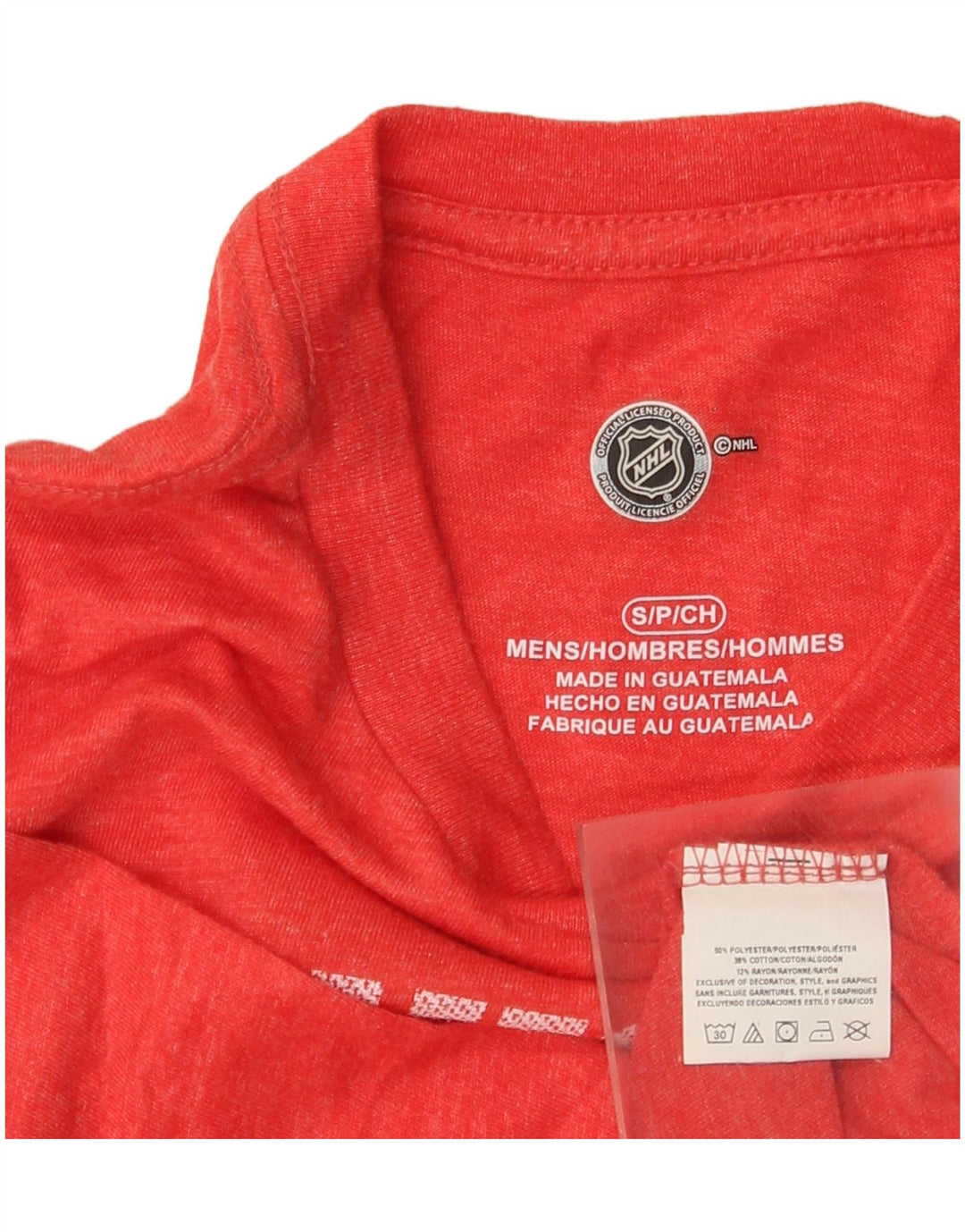 Tricou grafic NHL Chicago Blackhawks pentru bărbați Top mic poliester roșu