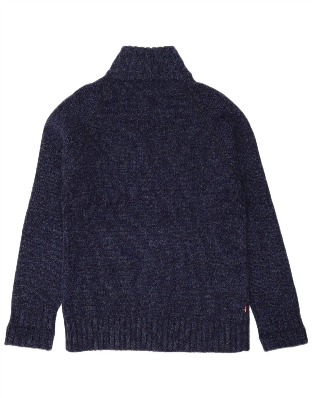 Pulover cardigan pentru bărbați LEVI'S, lână cu pete albastru marin mediu