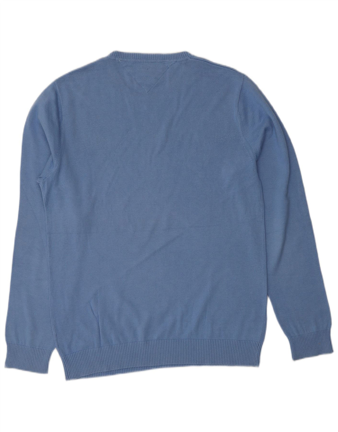 Pulover pentru bărbați TOMMY HILFIGER Pulover cu gât crew albastru mediu