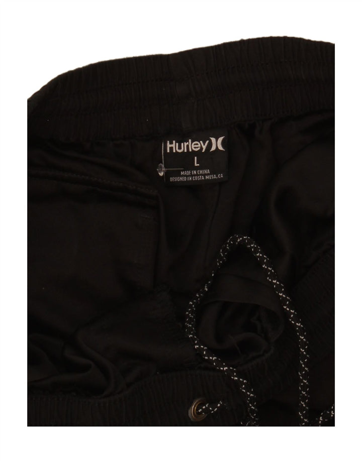 Pantaloni scurți sport Hurley pentru bărbați, mari, negri