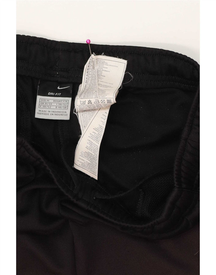 Pantaloni scurți sport Nike pentru bărbați, poliester mediu negru