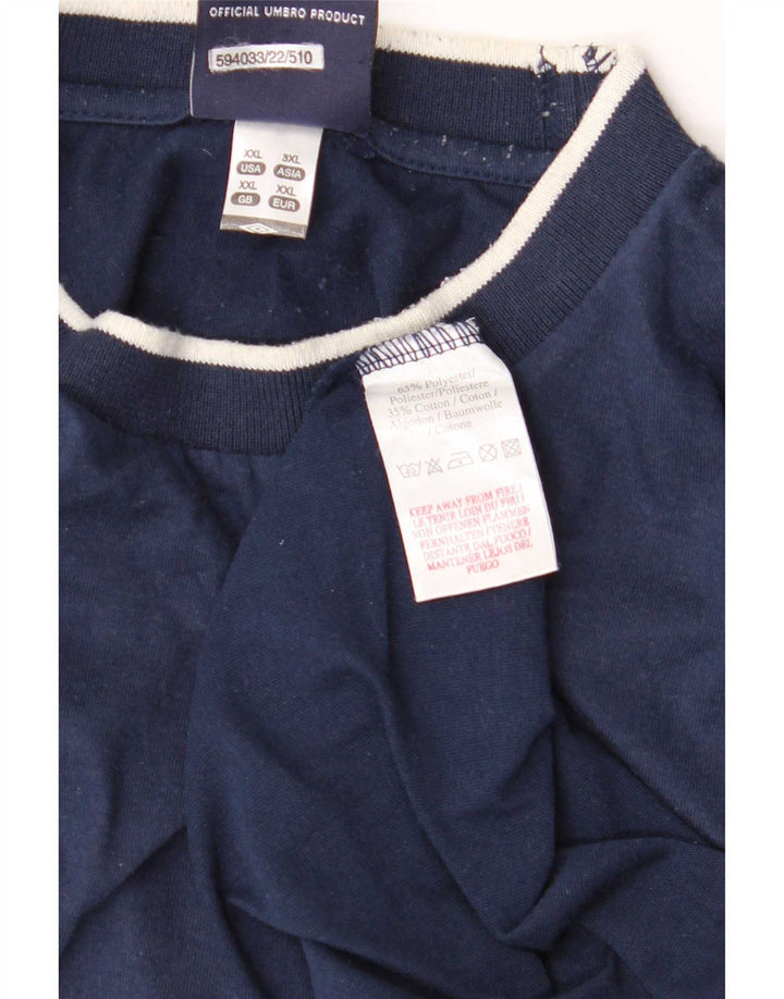 Umbro Tricou Bărbați Top 2XL Bleumarin Poliester