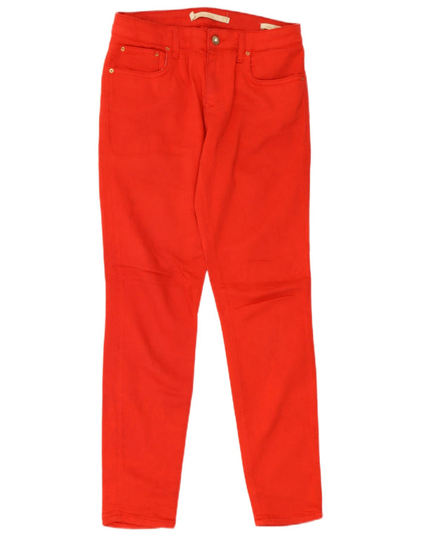 Blugi slim dama Zara EU 36 XS W28 L28 bumbac roșu