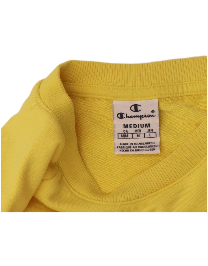 Pulover pentru femei Champion Crop Graphic Pulover UK 14 Galben mediu