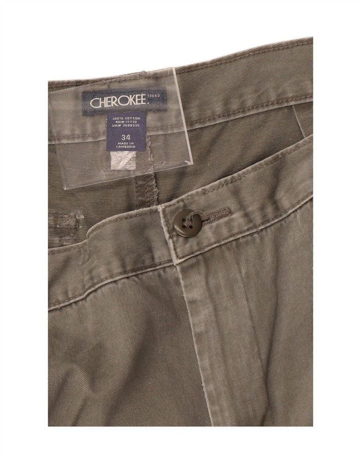 Pantaloni scurți cargo pentru bărbați CHEROKEE W34, bumbac gri mare