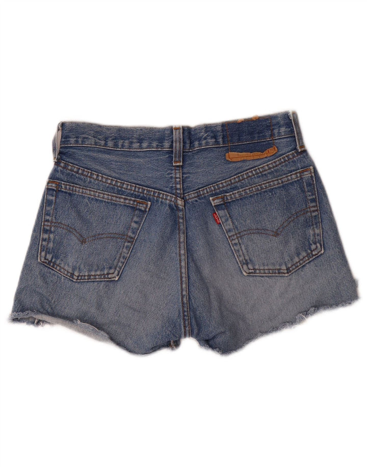 Pantaloni scurți Levi's din denim distressed W26 Small Blue