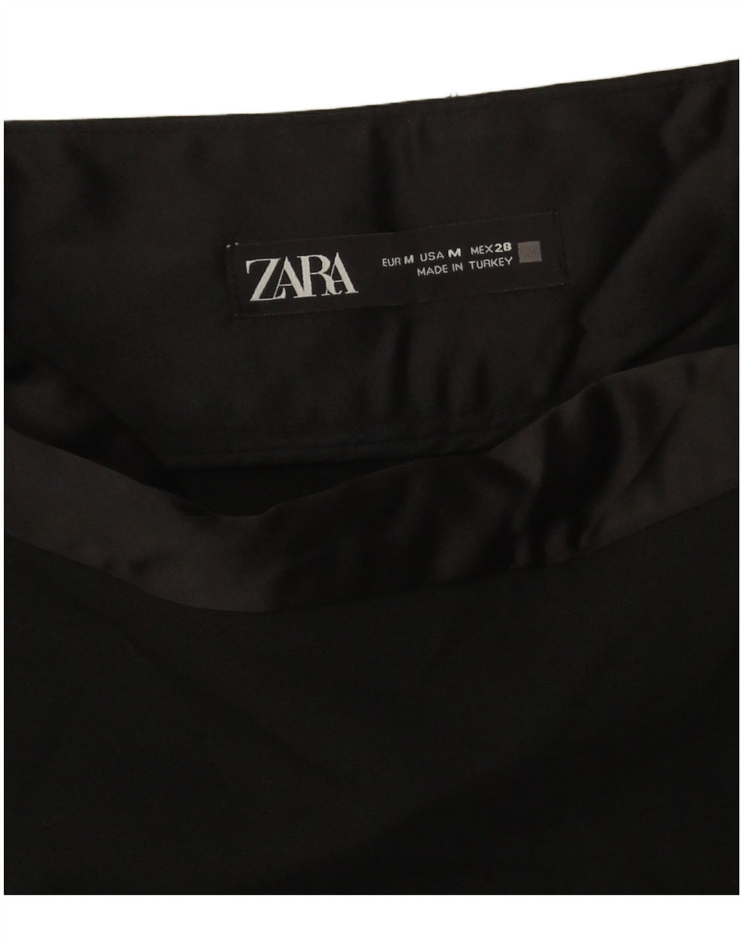 Pantaloni scurți casual pentru femei Zara Medium W28 Negru