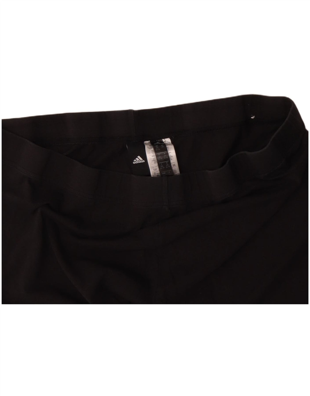 Leggings grafic ADIDAS pentru femei UK 24/26 2XL bumbac negru