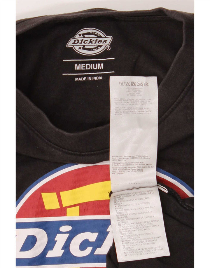 Tricou grafic pentru bărbați Dickies Top mediu din bumbac negru